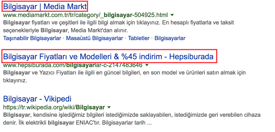 seo uyumlu title örneği